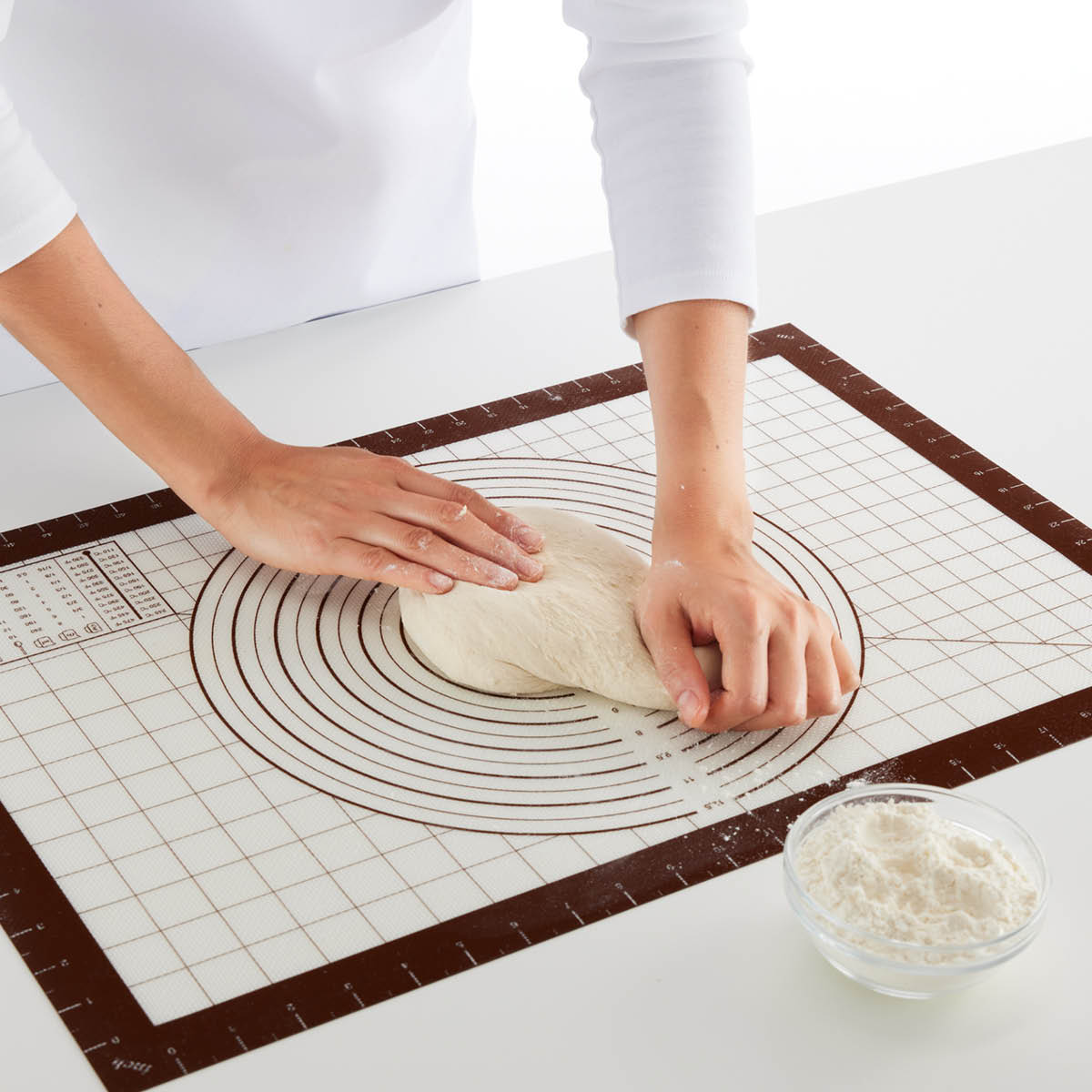 Lékué Non-stick bakmatta i silikon för deg 60x40 cm med mått