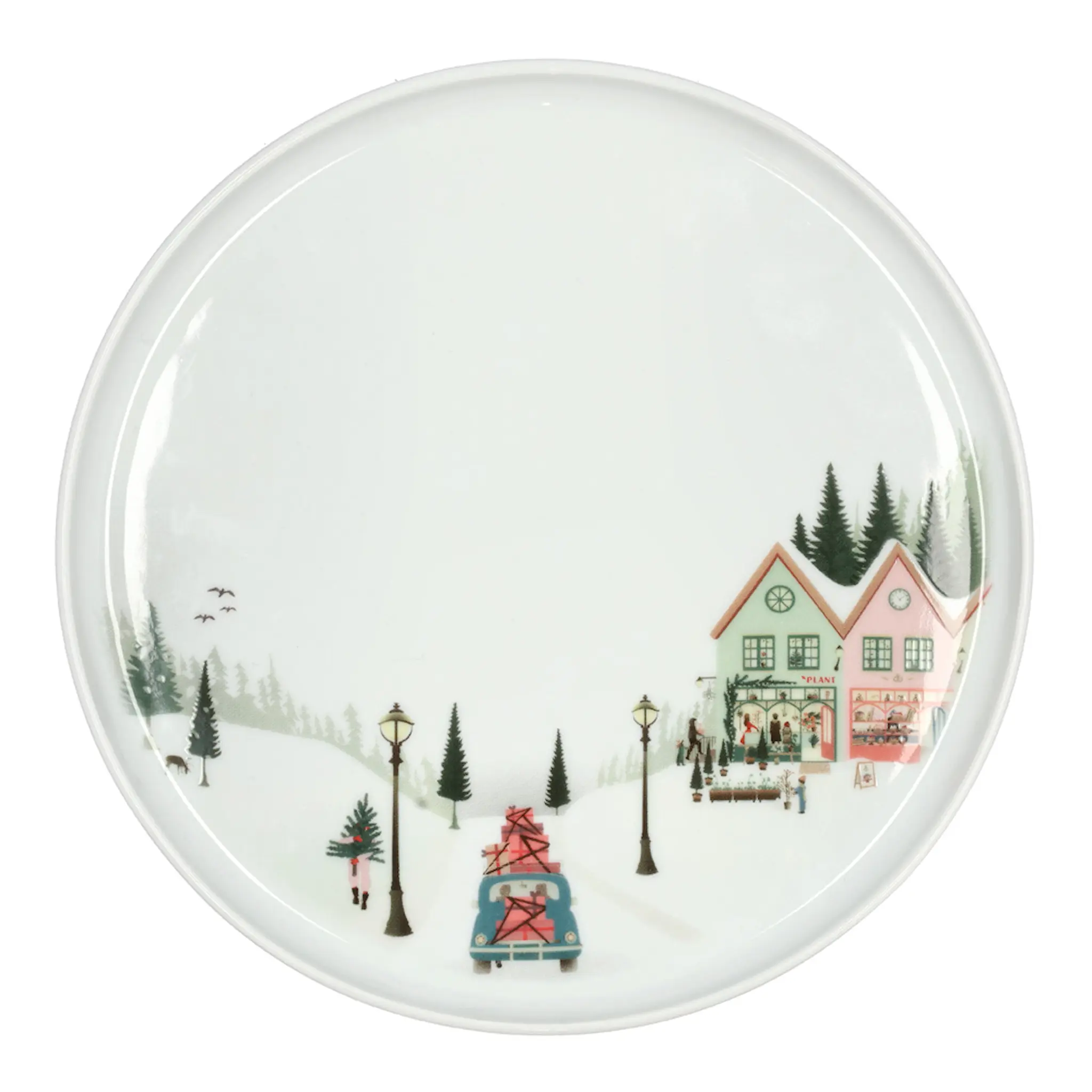 Pillivuyt Vinter Tallrik 20 cm Vit