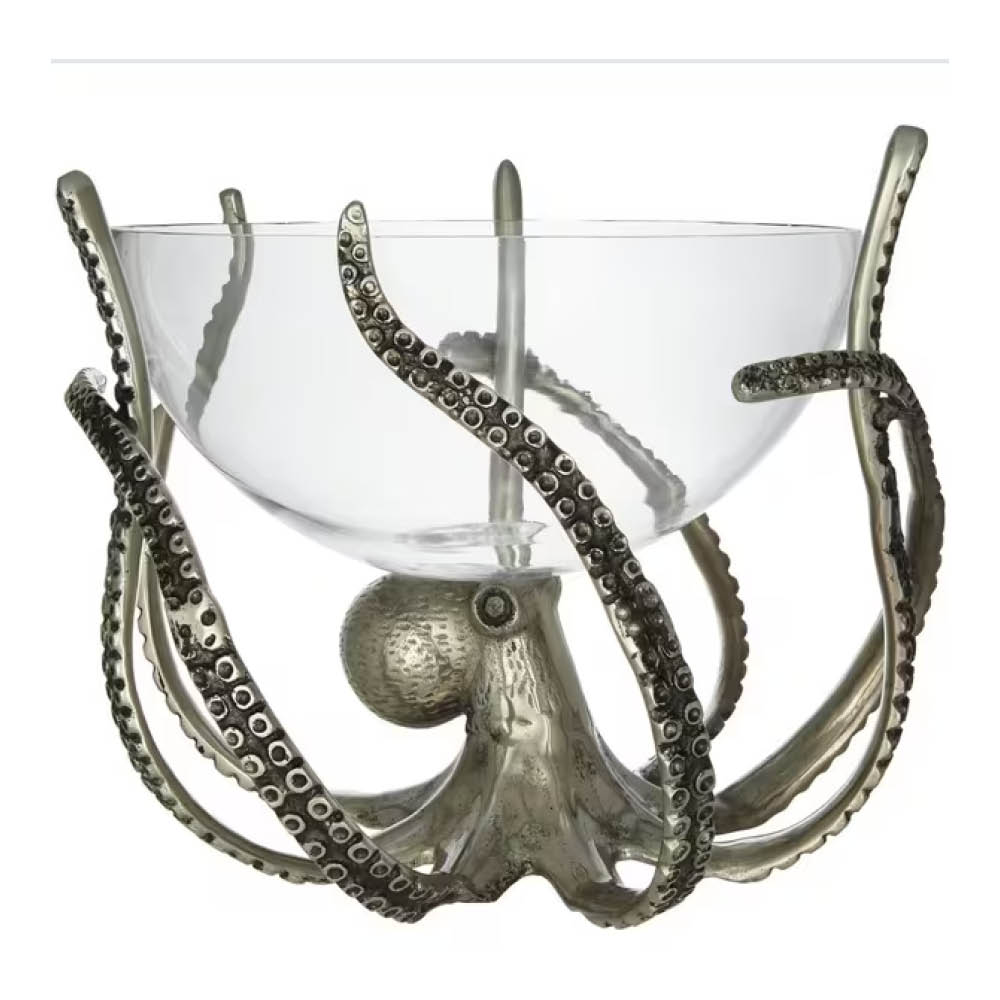 Culinary Concepts - Octopus Viininjäähdytin Hopea/Kirkas