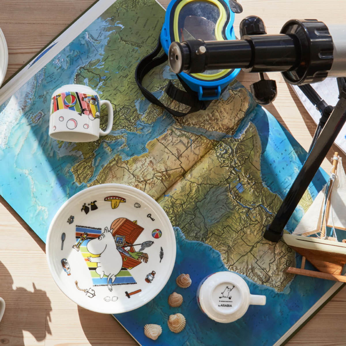 Moomin Arabia Mumin Barnset 2 delar Mumintrollet