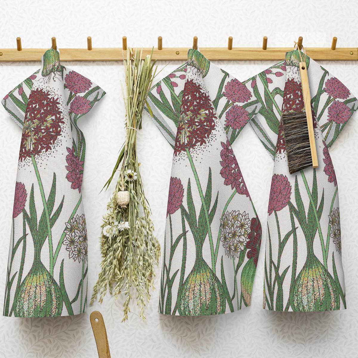 Ekelund Allium kjøkkenhåndkle 35x50 cm lilla