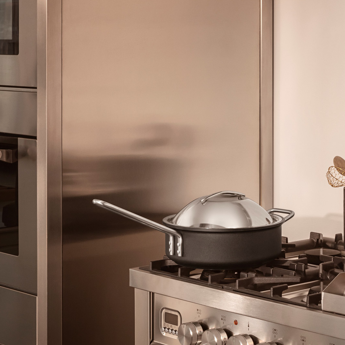 Eva Trio Kuppellokk 24 cm rustfritt stål