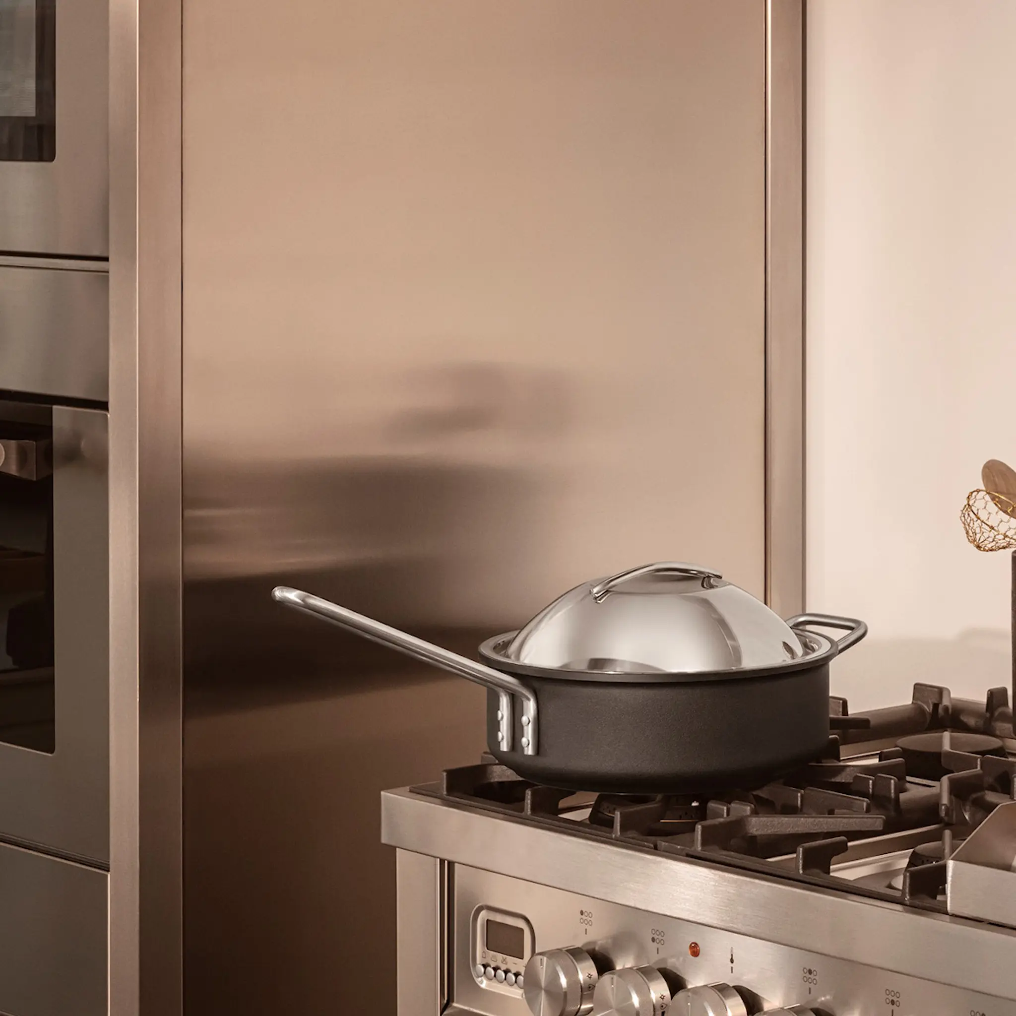 Eva Trio Kuppellokk 24 cm rustfritt stål