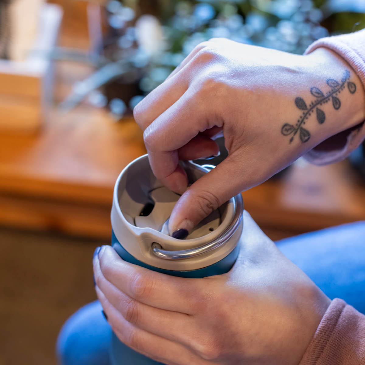 Klean Kanteen TKWide termosmugg 35 cl med cafélock Corsair