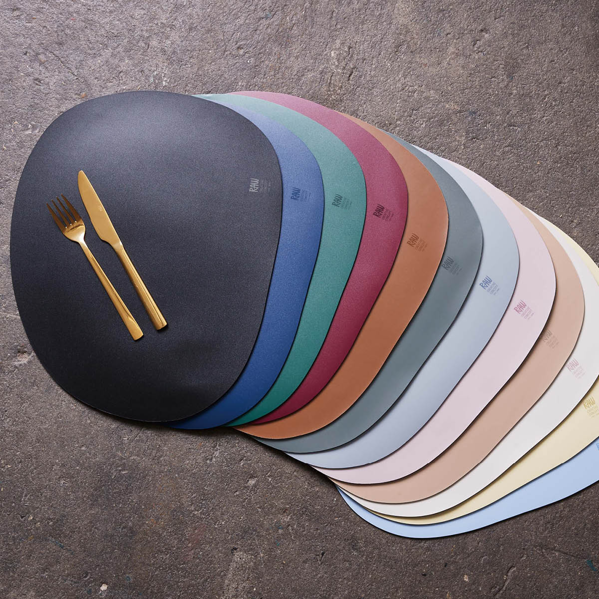 Aida Raw Pöytätabletti silikoni 41x33,5 cm Harmaa