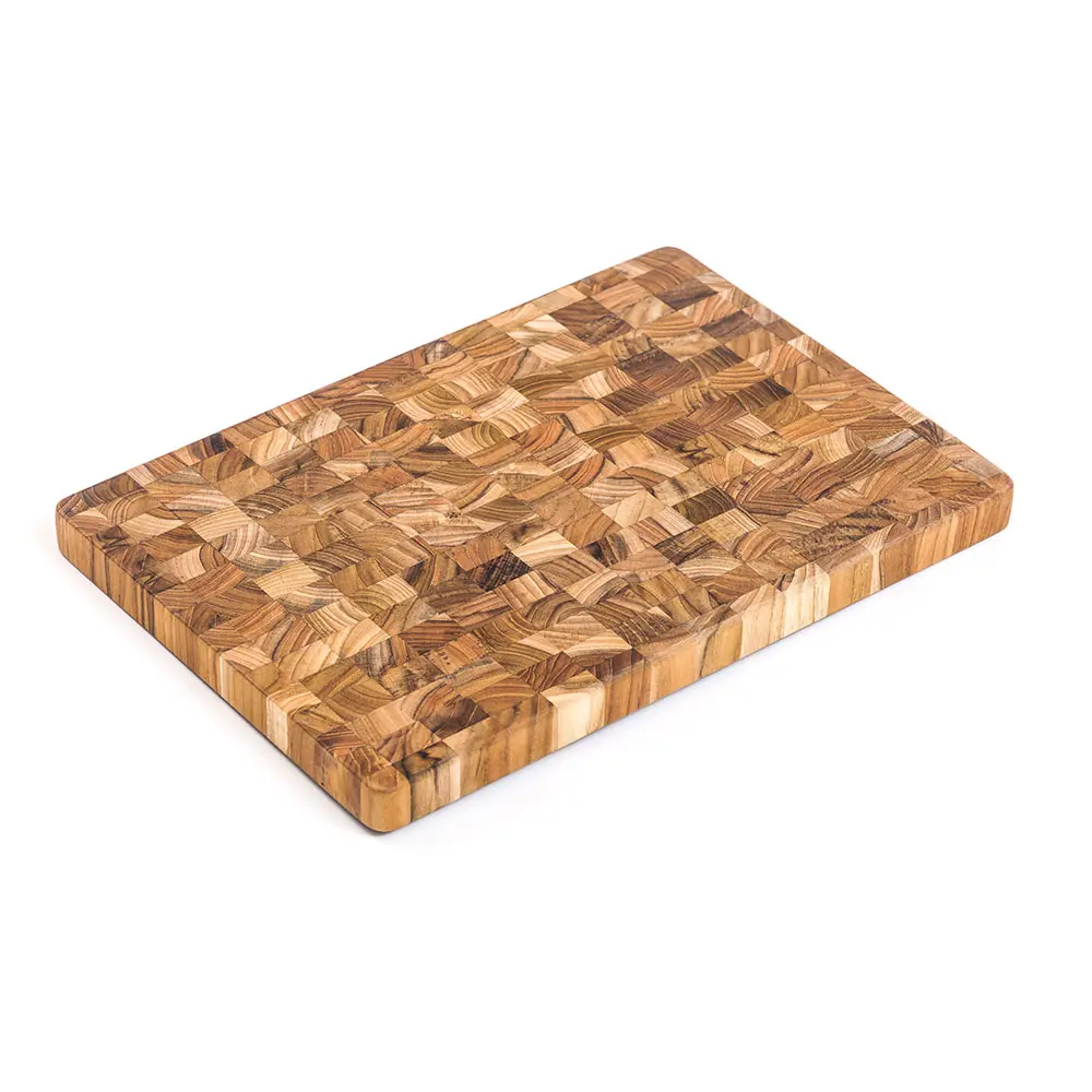 Scandi end grain skjærebrett (S) 36x26 cm teak