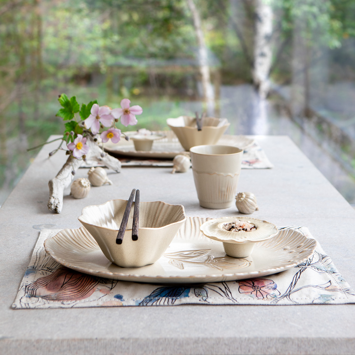 Cult Design Hanami serveringsfat 35 cm sand