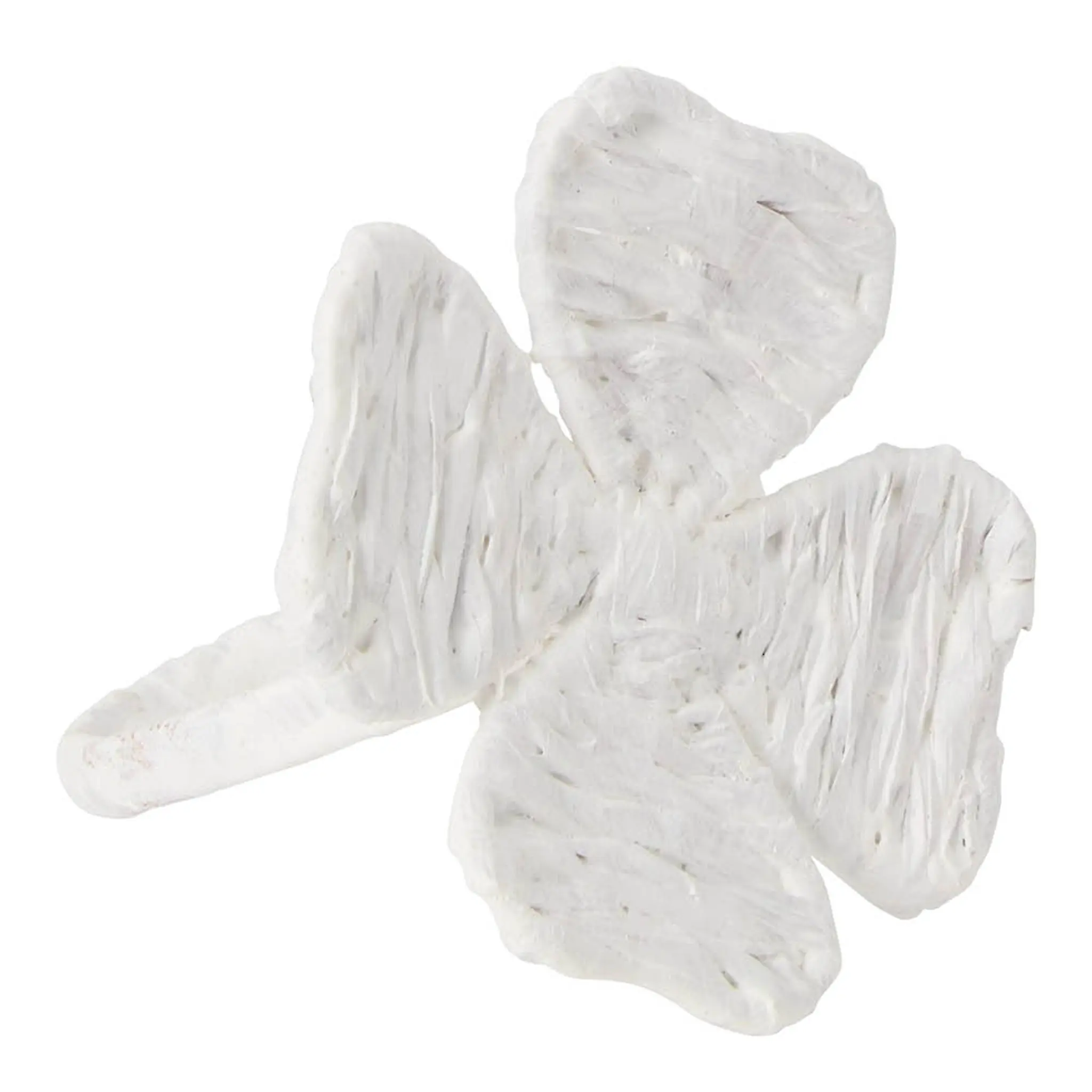 Lexington Servettring fyrklöver 6 cm vit