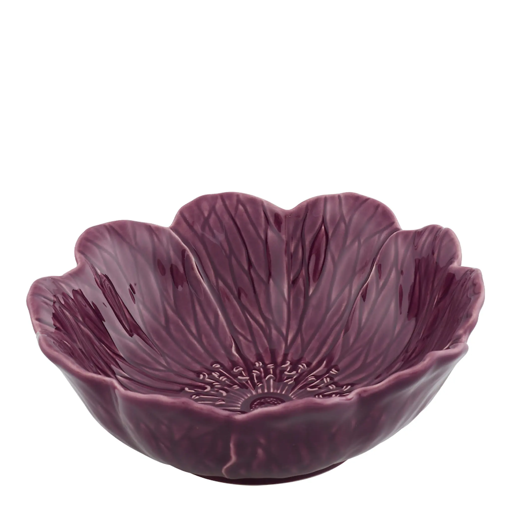 Bordallo Pinheiro Flora skål 17 cm Lila