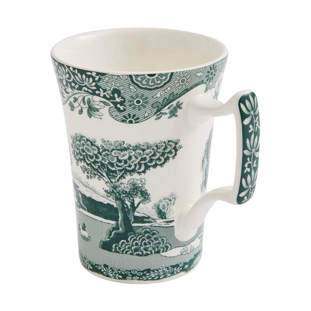 Spode Heritage Green Italian mugg 28 cl grön/vit
