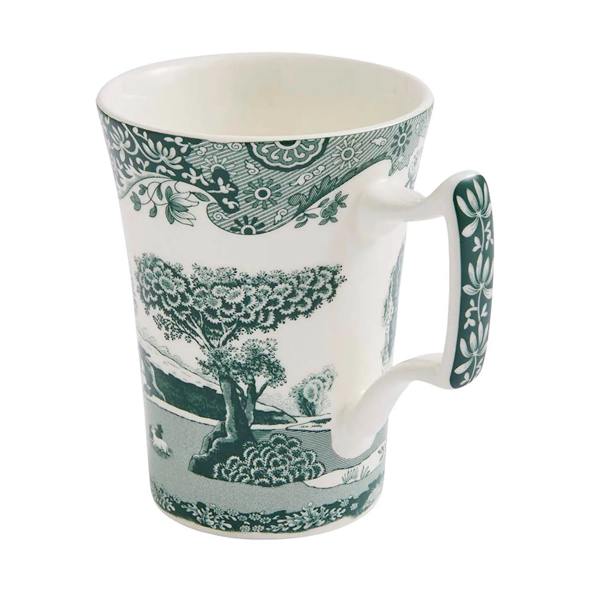 Spode Heritage Green Italian mugg 28 cl grön/vit