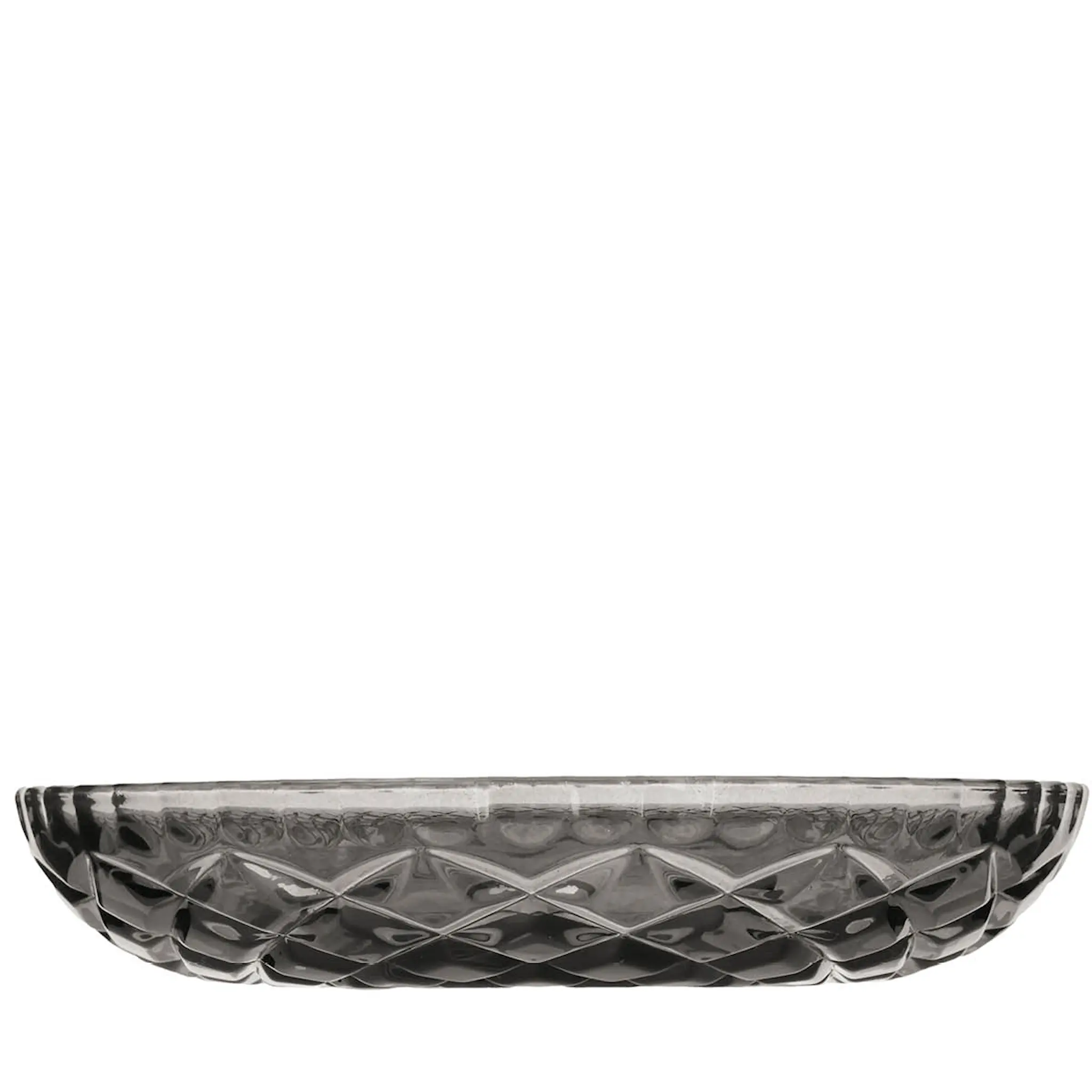 Lyngby Glas Sorrento Lautanen 16 cm 4 kpl Smoke