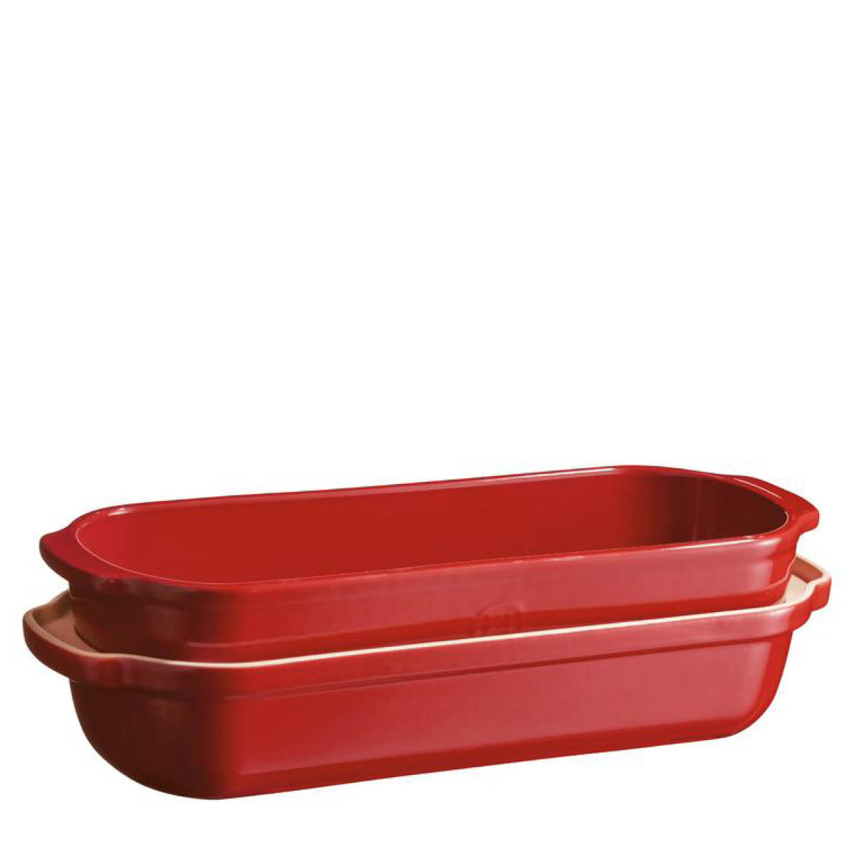 Emile Henry Brødform rektangulær 4,5L rød