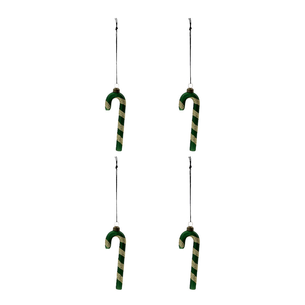 House Doctor Stick juldekoration 4-pack grön