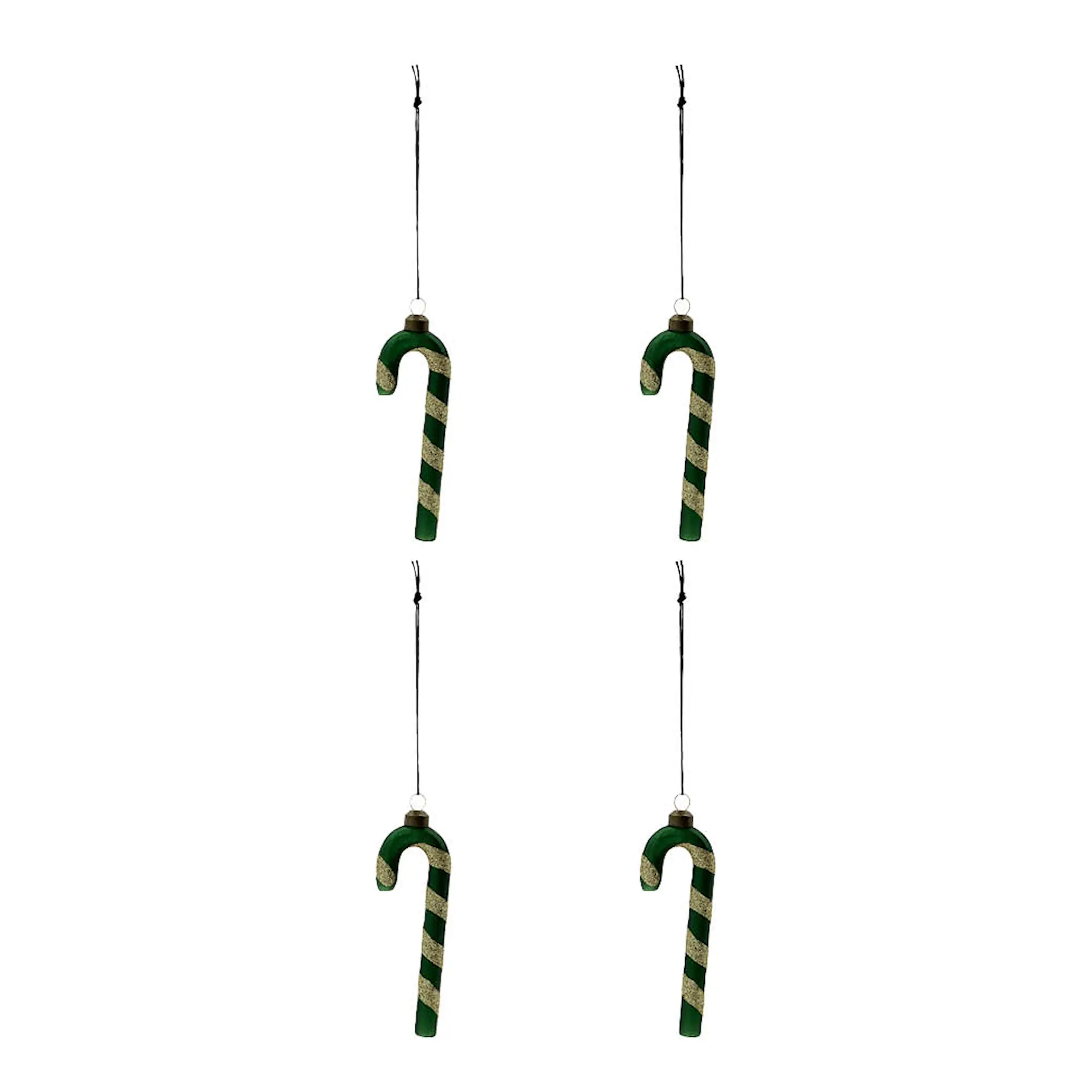 House Doctor Stick juldekoration 4-pack grön