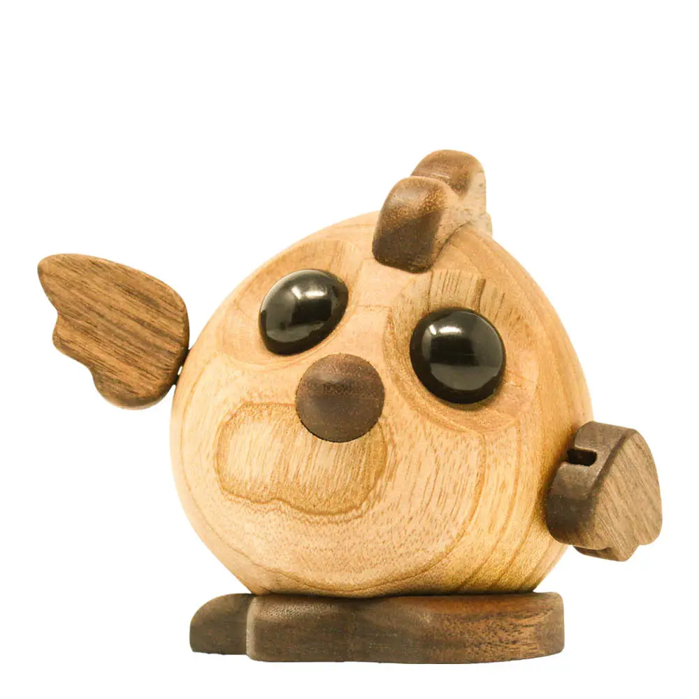 Puufiguuri Lanamamma Henny 9 cm Saarni/Pähkinä