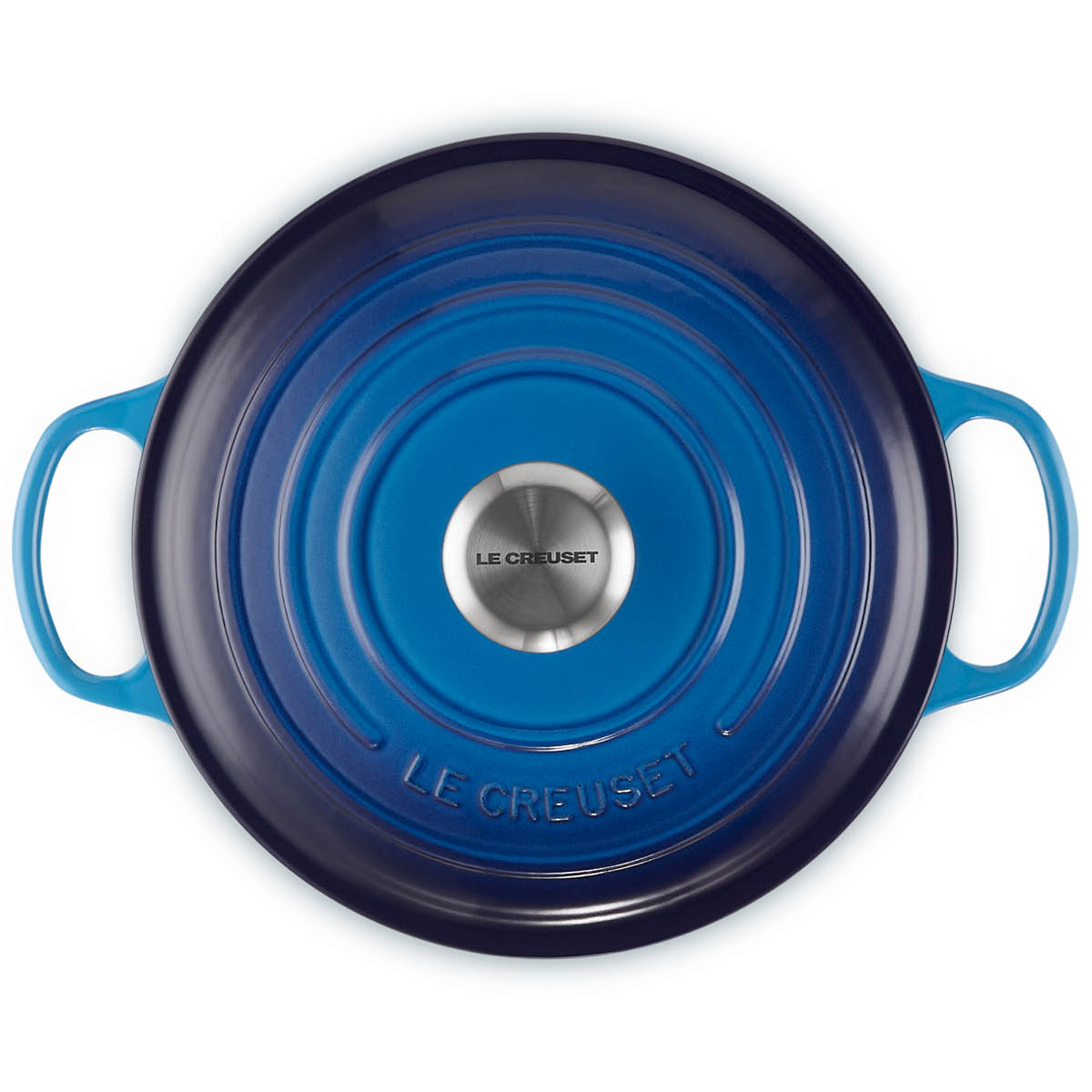 Le Creuset Signature støpejernsgryte rund 24 cm 4,2L azure