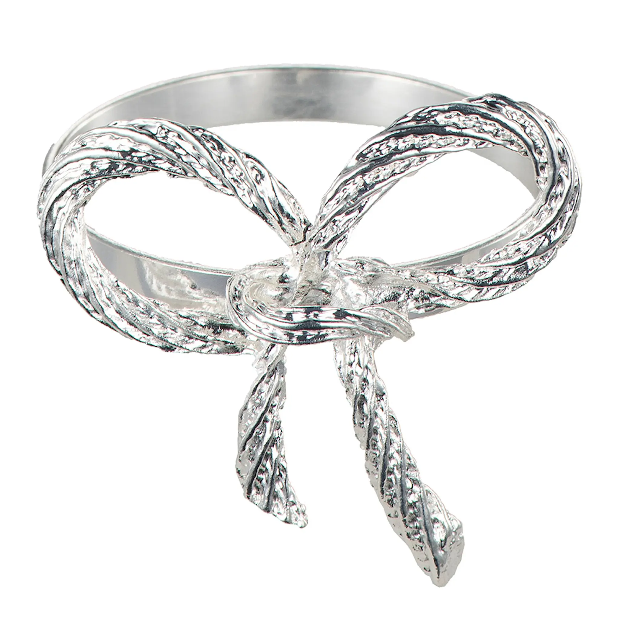 Holmen Natalia serviettring 4,5x4,5 cm sølv