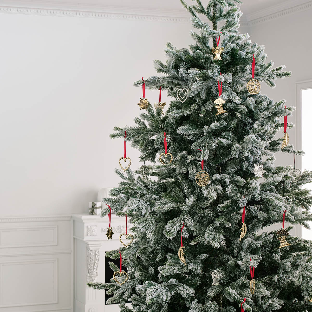 Rosendahl Julhänge Ängel med Harpa 7 cm Försilvrad