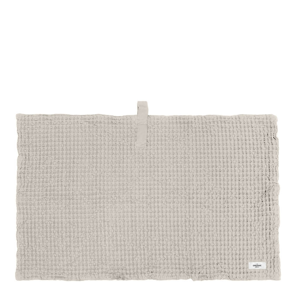 The Organic Company - Big Waffle Kylpyhuoneen matto 80x55 cm Stone
