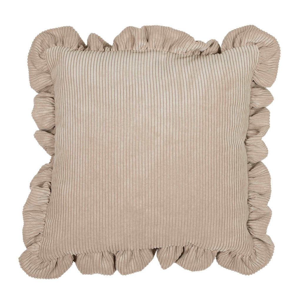 Fondaco Owen kuddfodral med volang 50x50 cm lin