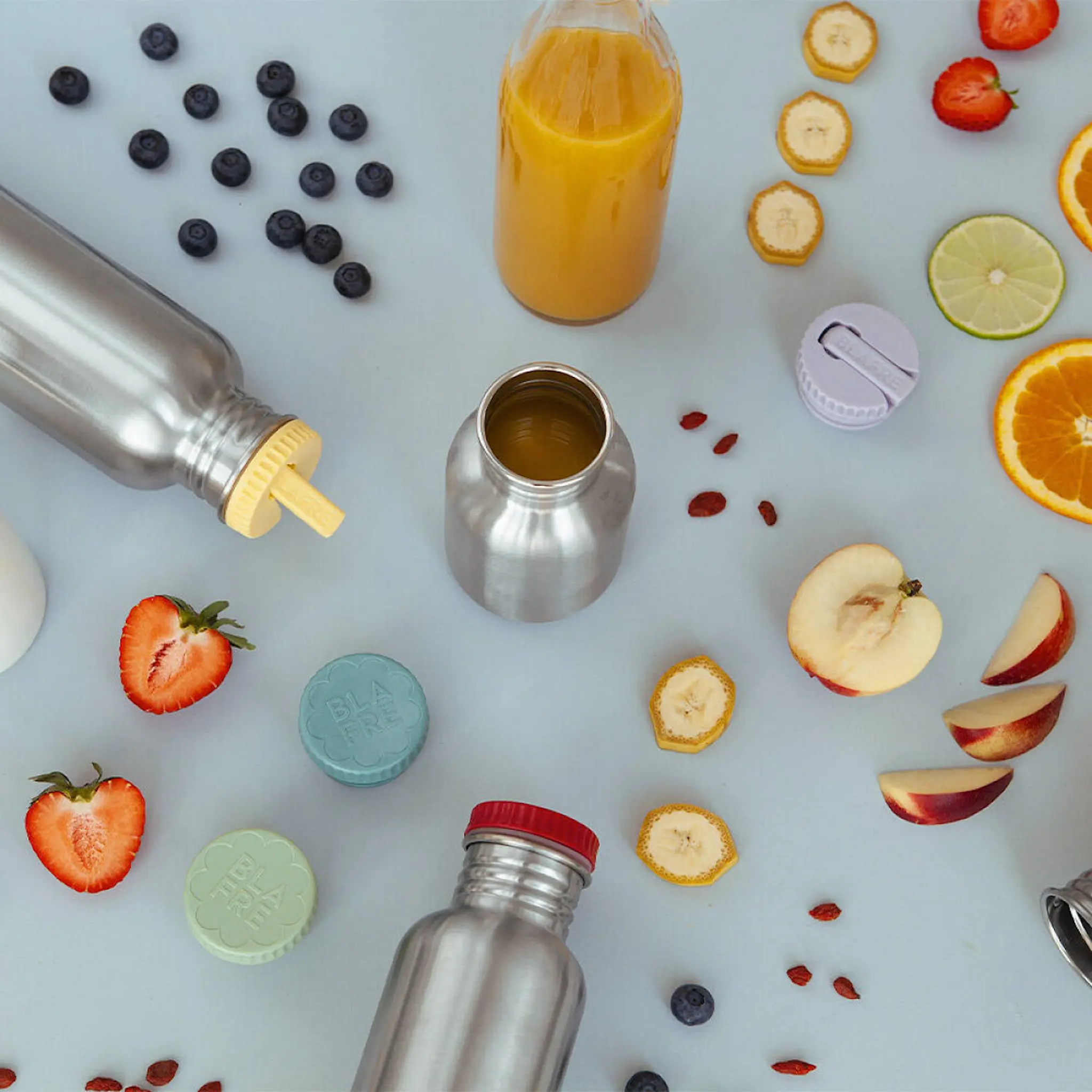 Blafre Blafre Teräspullo 500 ml Sinivihreä