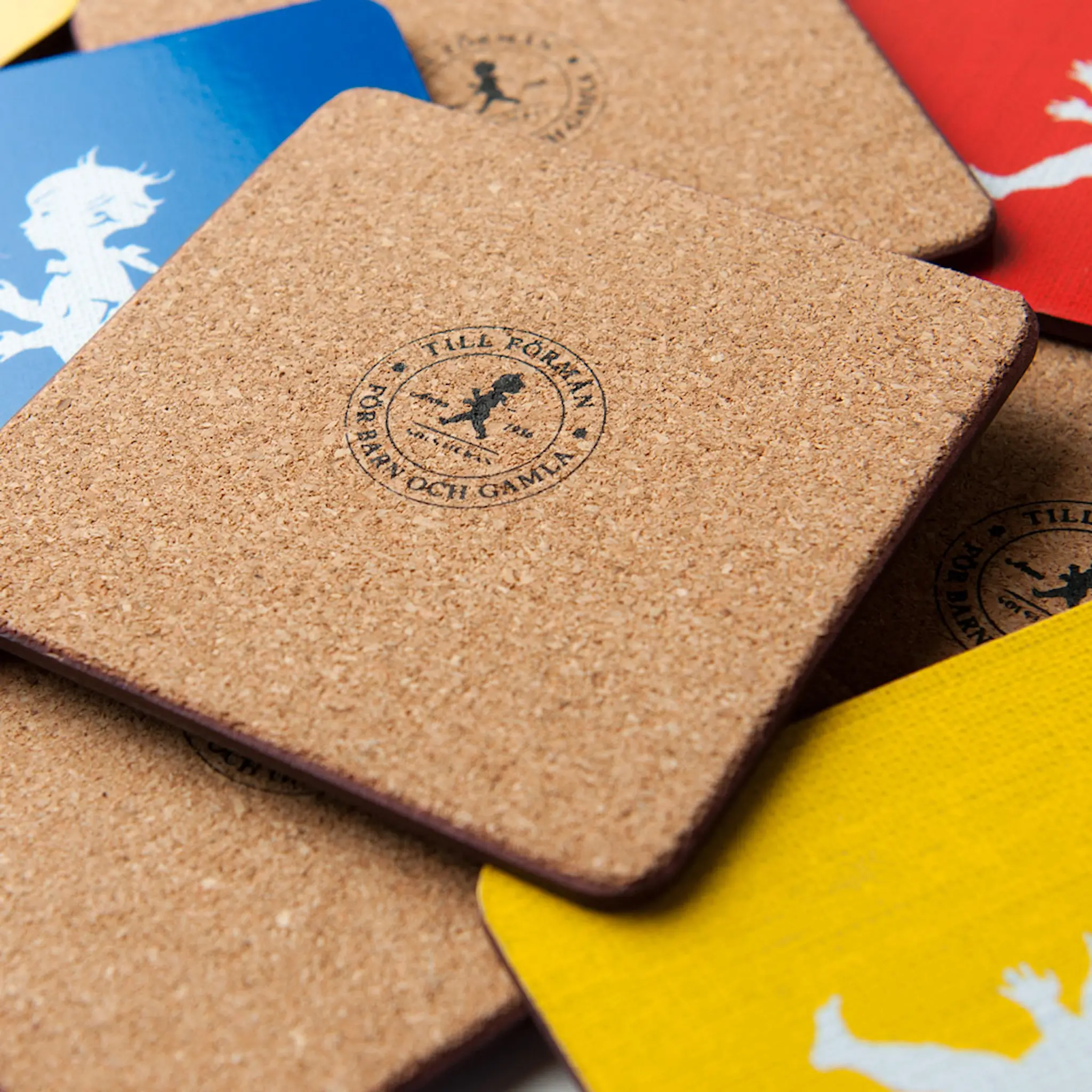 SOLSTICKAN Lasinalunen 10x10 cm 4 kpl Harmaa