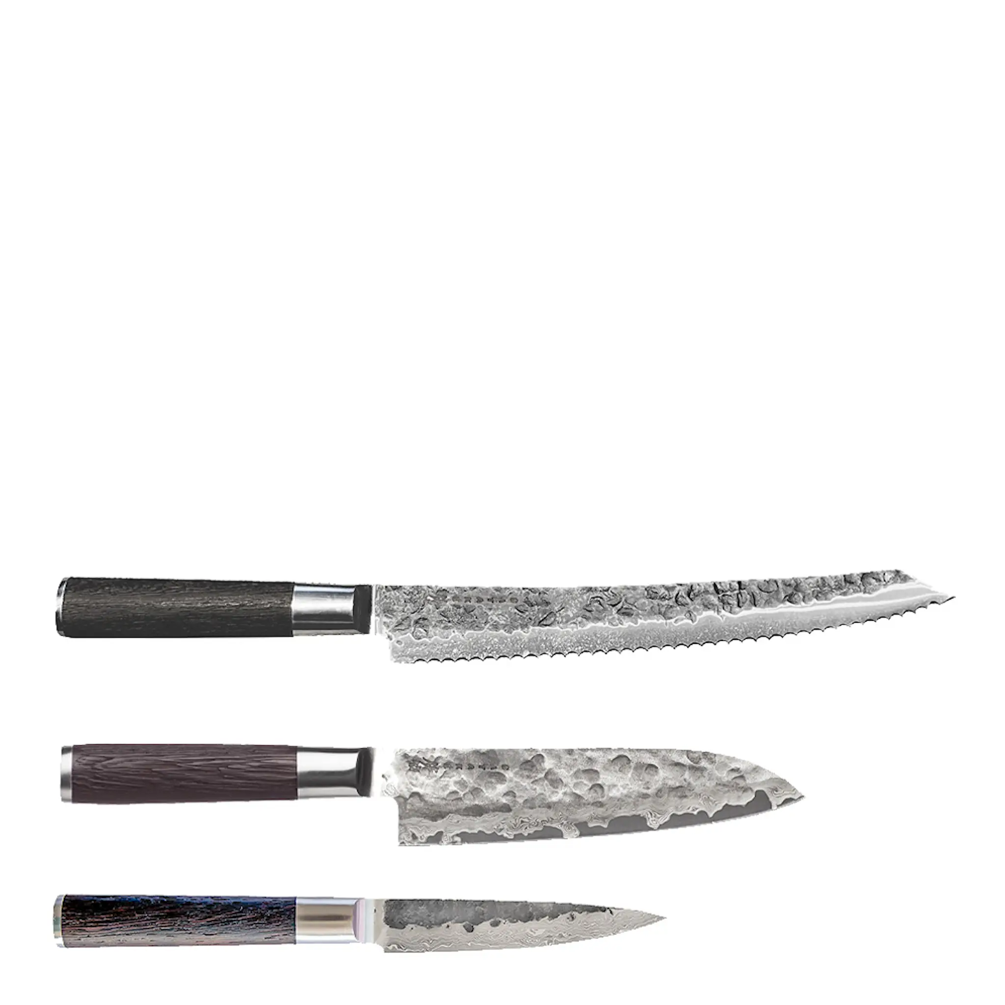 Satake Kuro Knivset 3 delar Rostfri