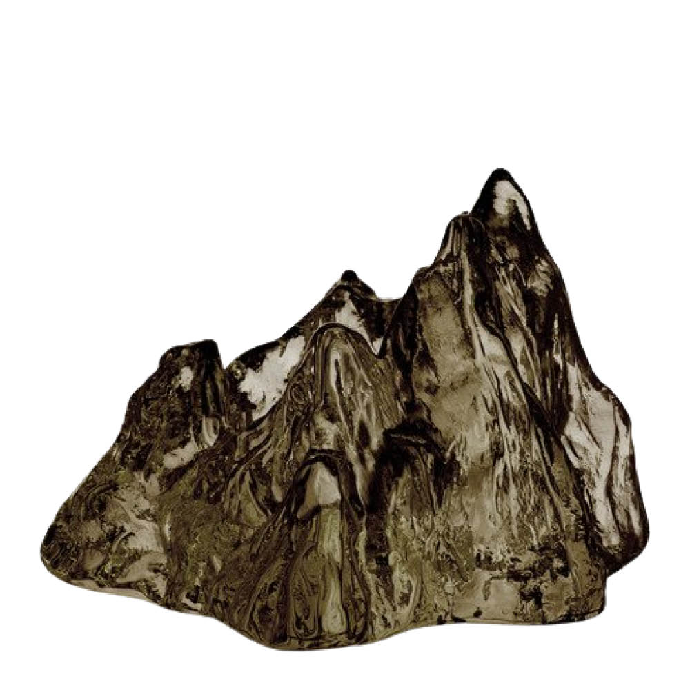 Kosta Boda The Rock ljuslykta 9,1 cm taupe
