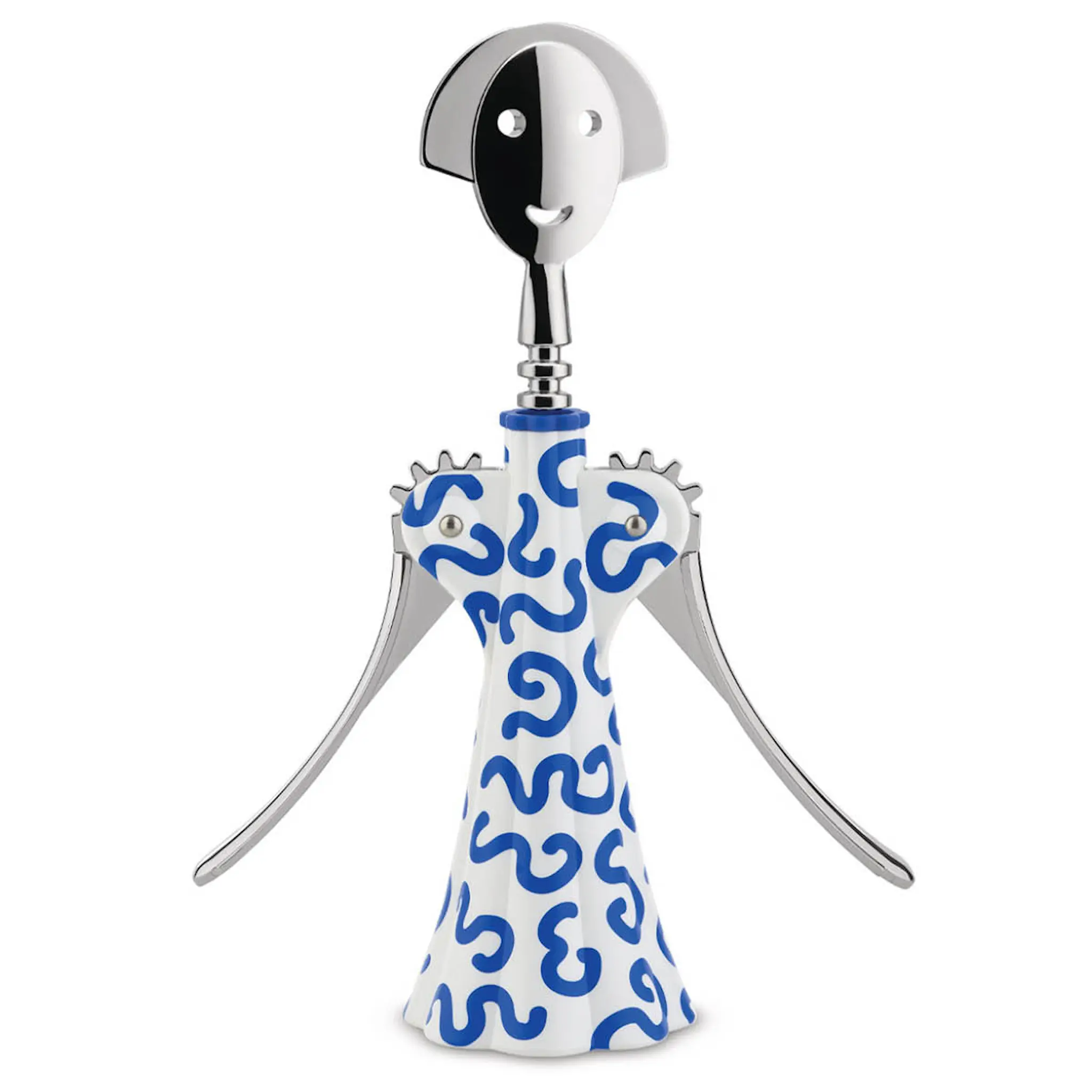 Alessi Anna G Korkkiruuvi 24,5 cm Valkoinen/Sininen