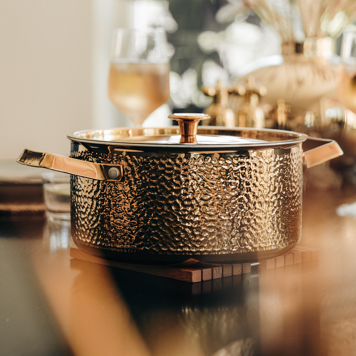 Vargen & Thor Brassa Meya gryta 4 L mässing