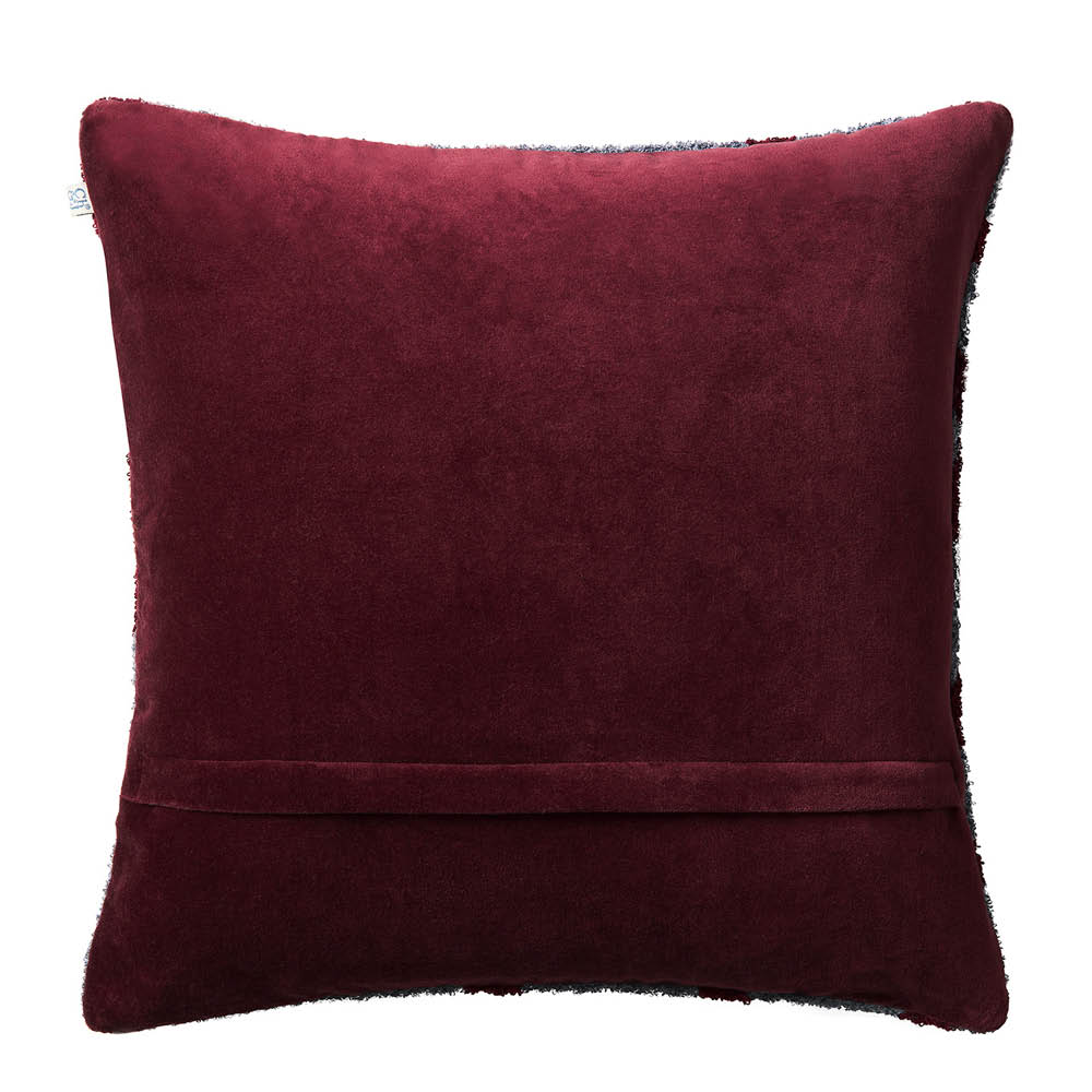 Chhatwal & Jonsson Roma tyynynpäällinen sametti 50x50 cm Ruby/Sea Blue