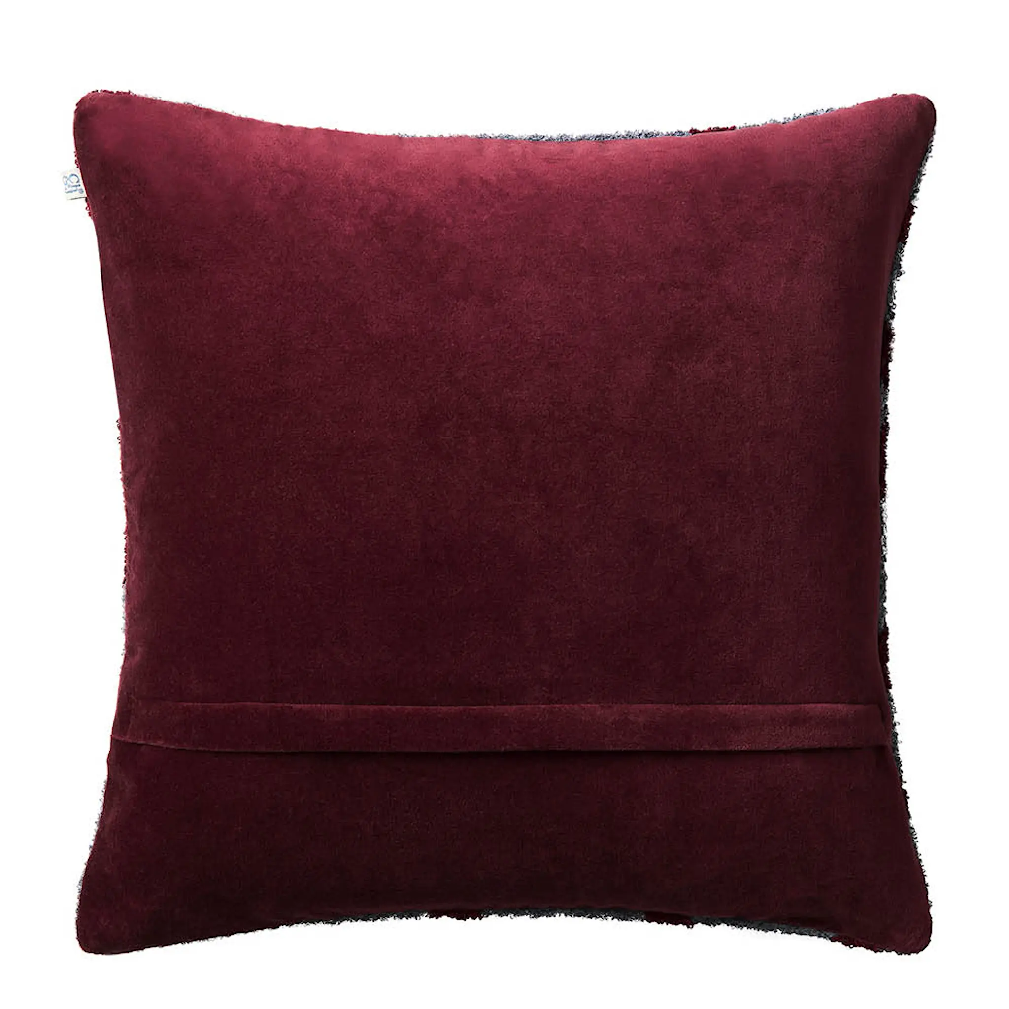 Chhatwal & Jonsson Roma tyynynpäällinen sametti 50x50 cm Ruby/Sea Blue