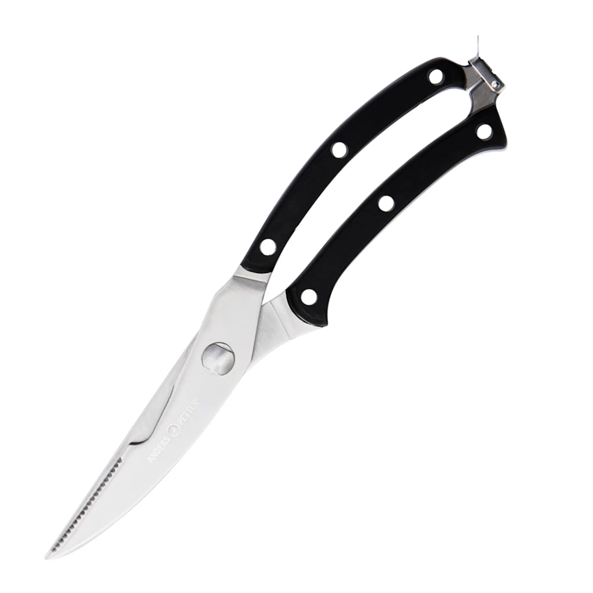 Anders Petter Steel Essentials fågelsax 25 cm stål/svart