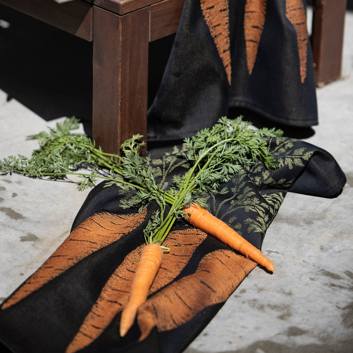 Ekelund Kökshandduk Morot 35x50 cm Svart