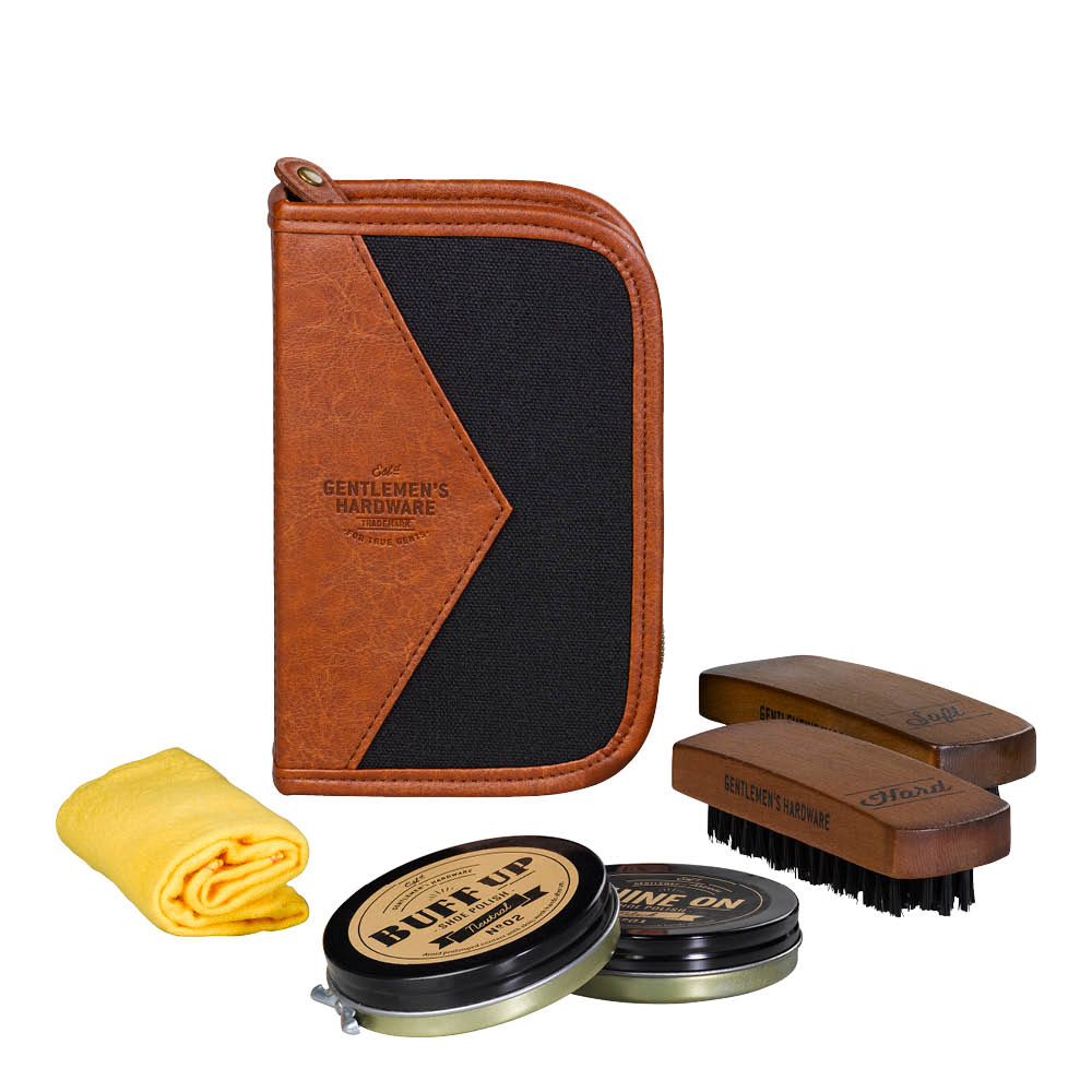 Gentlemen's Hardware Skovårdset 5 delar i etui brun/svart