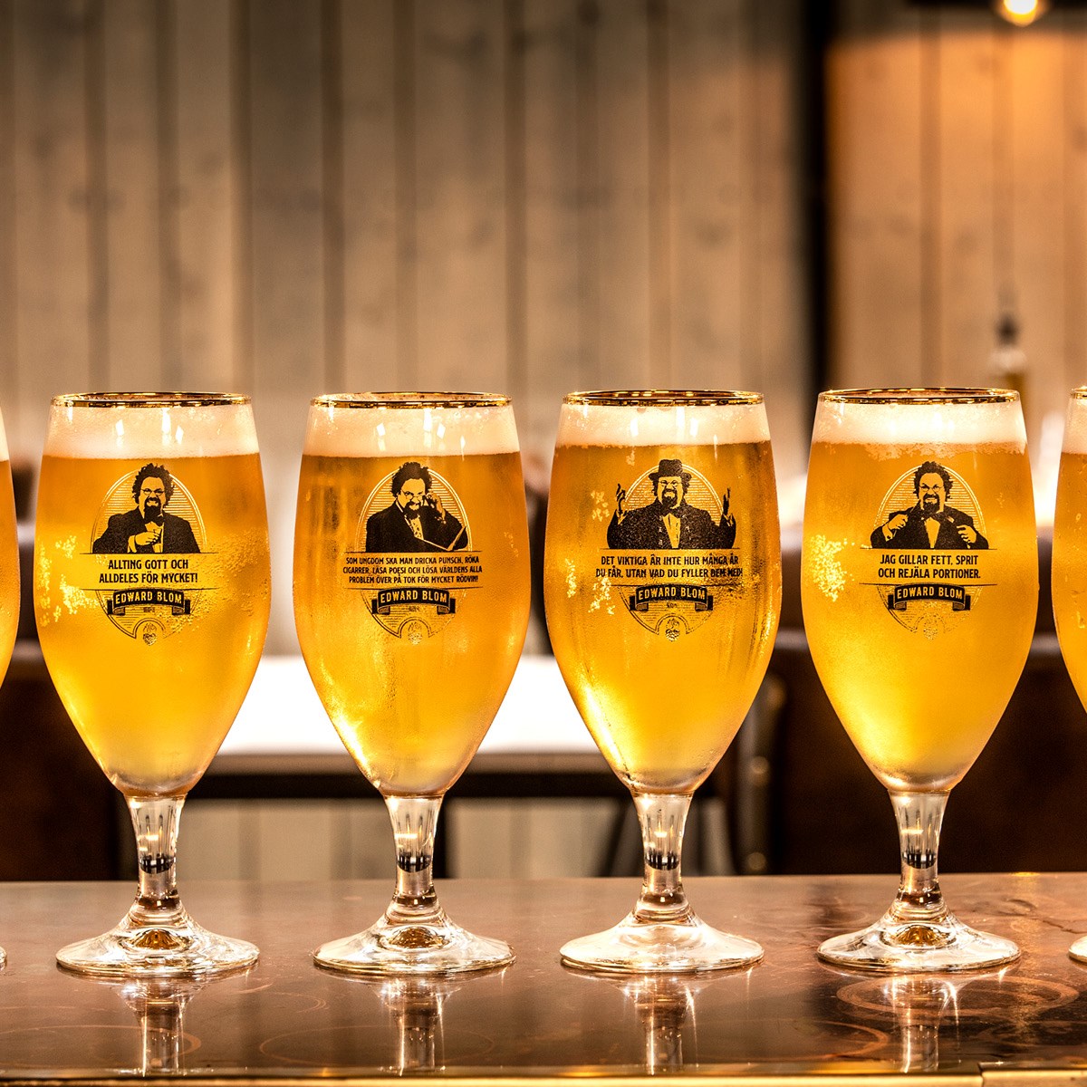 Edward Blom Collection ølglass No: 6 Inget är så