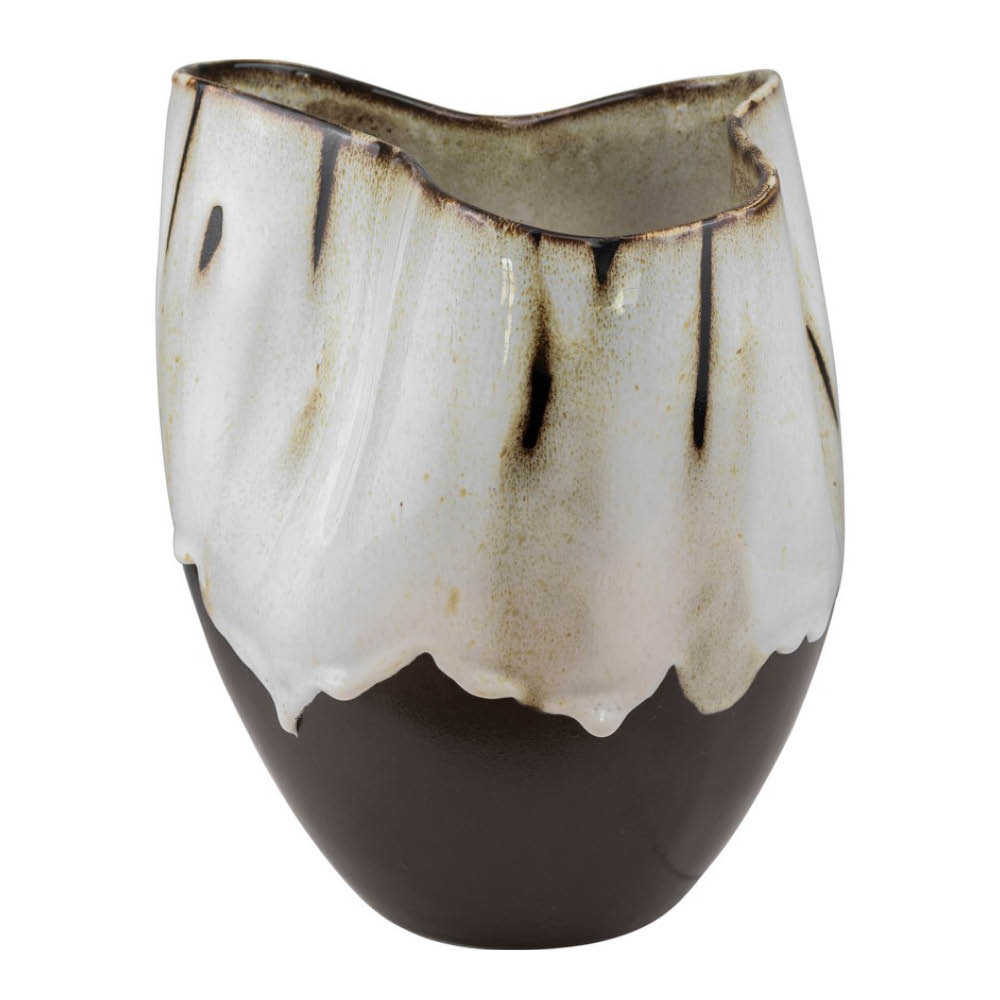 Mette Ditmer By Hand Curve Maljakko 24,5 cm Offwhite