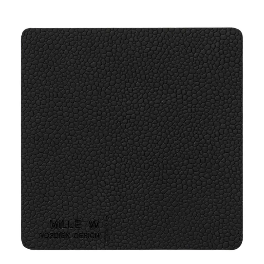 Rectangular Lasinalunen 10x10 cm Musta