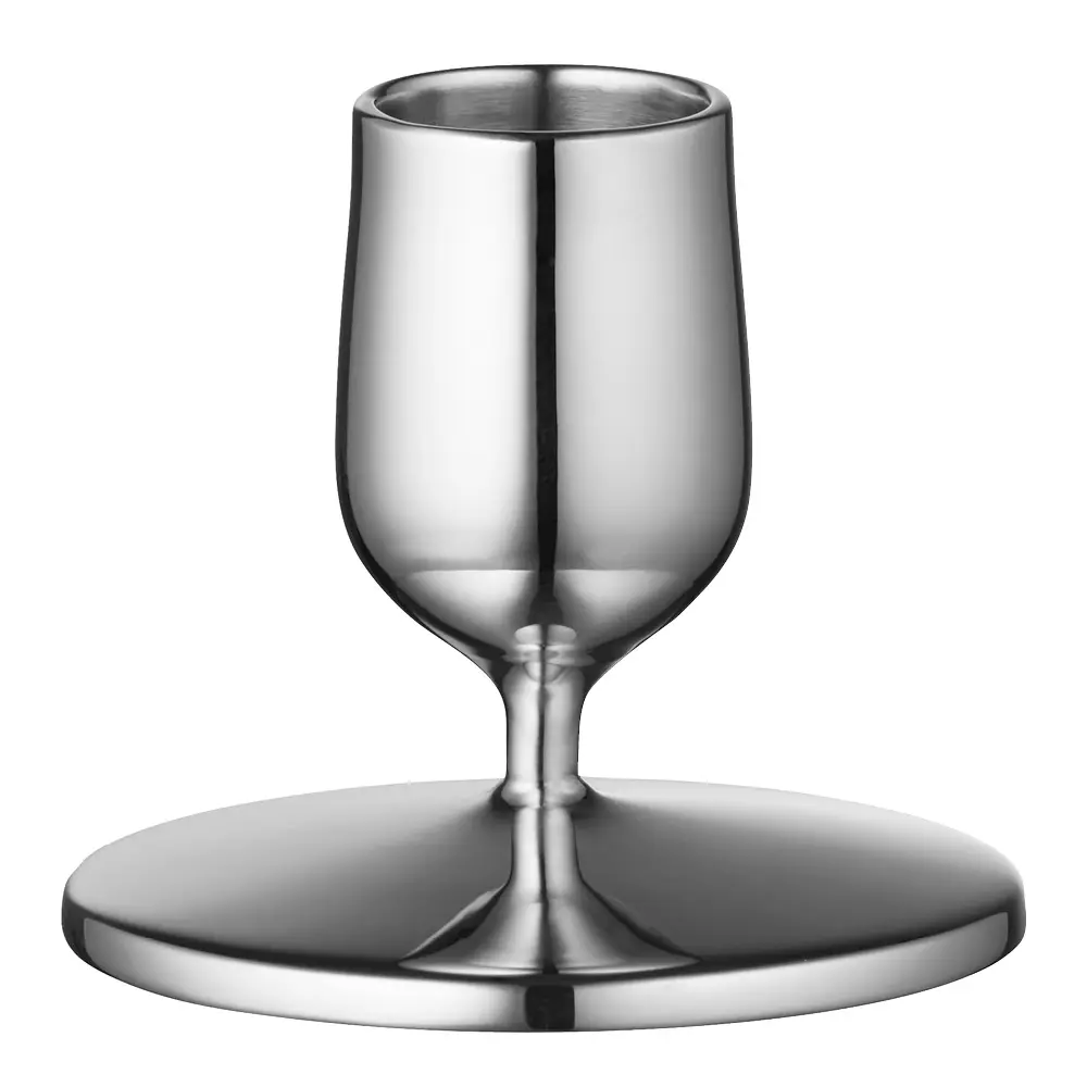 Dorotea Kynttilänjalka 7x5,5 cm Kiiltävä teräs