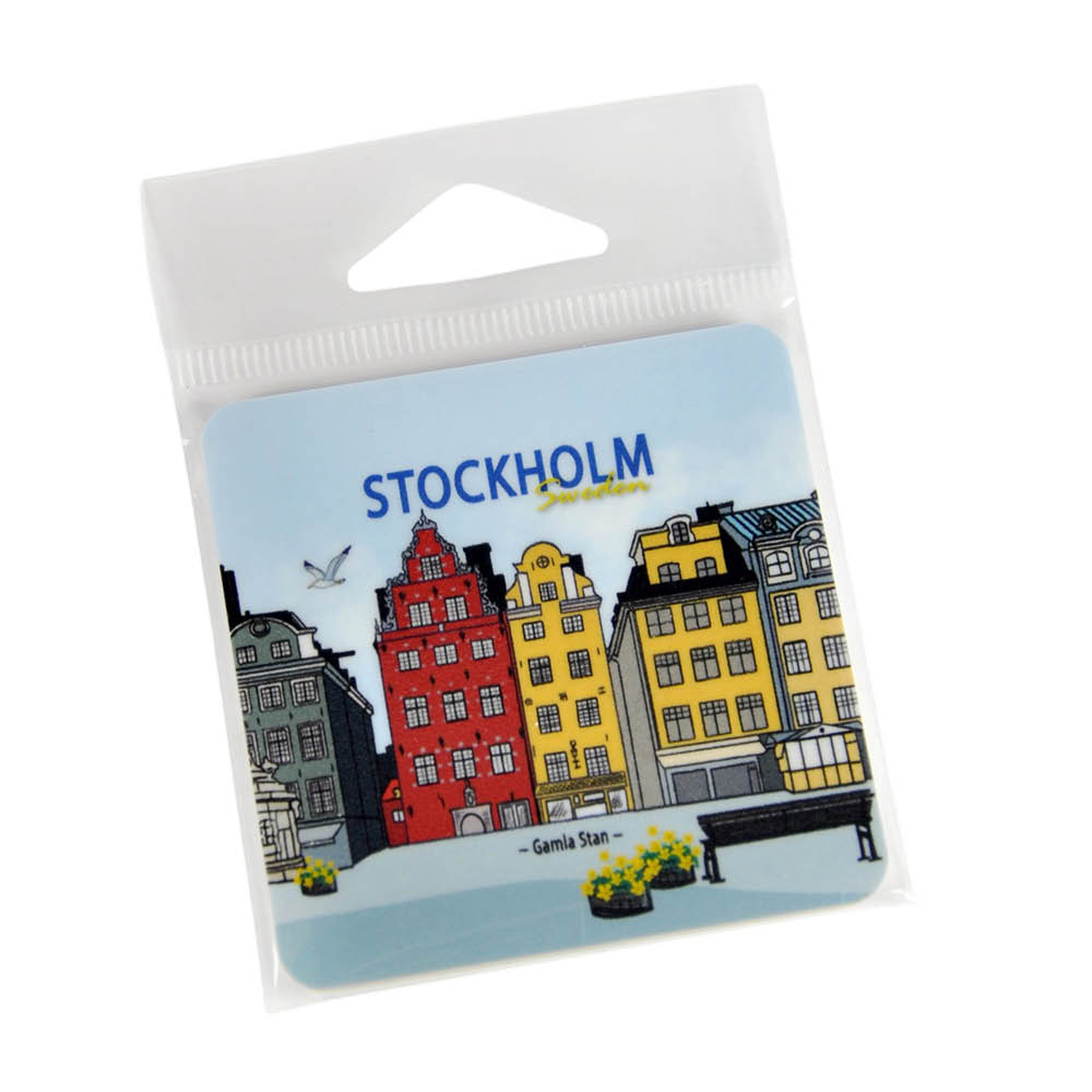 Mellow Design - Magneetti Tukholman vanhakaupunki 6,5x6,5 cm