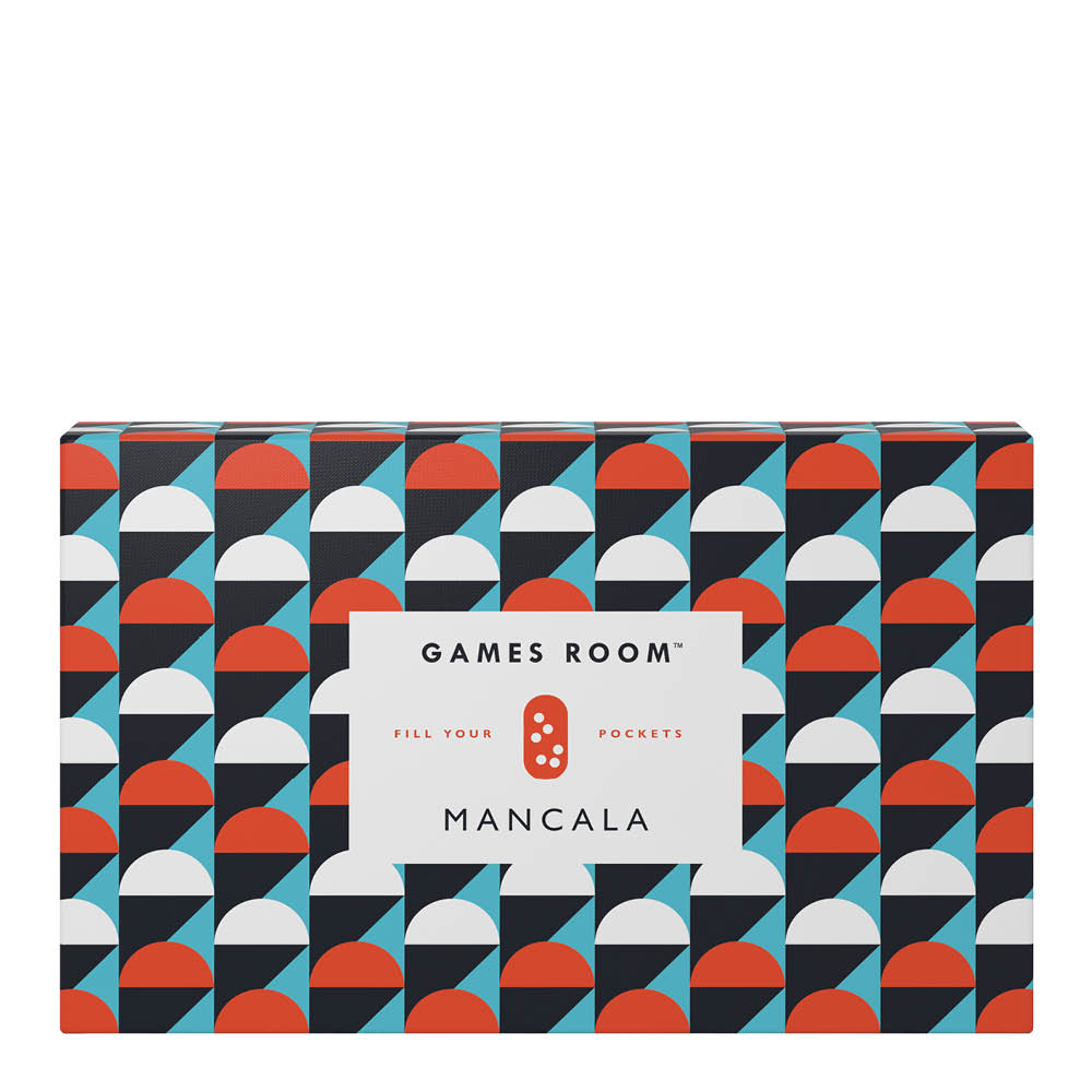 Games Room Kalaha spel svart trä