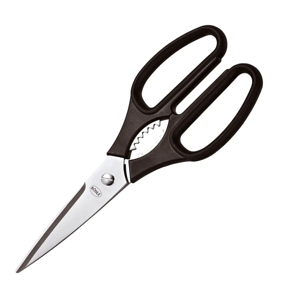 Kjøkkensaks 22 cm rustfritt stål/svart