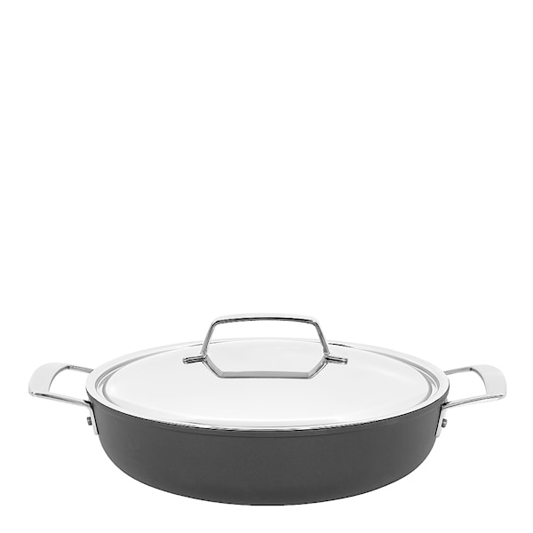 Alu Pro Traktörpanna med lock 28 cm