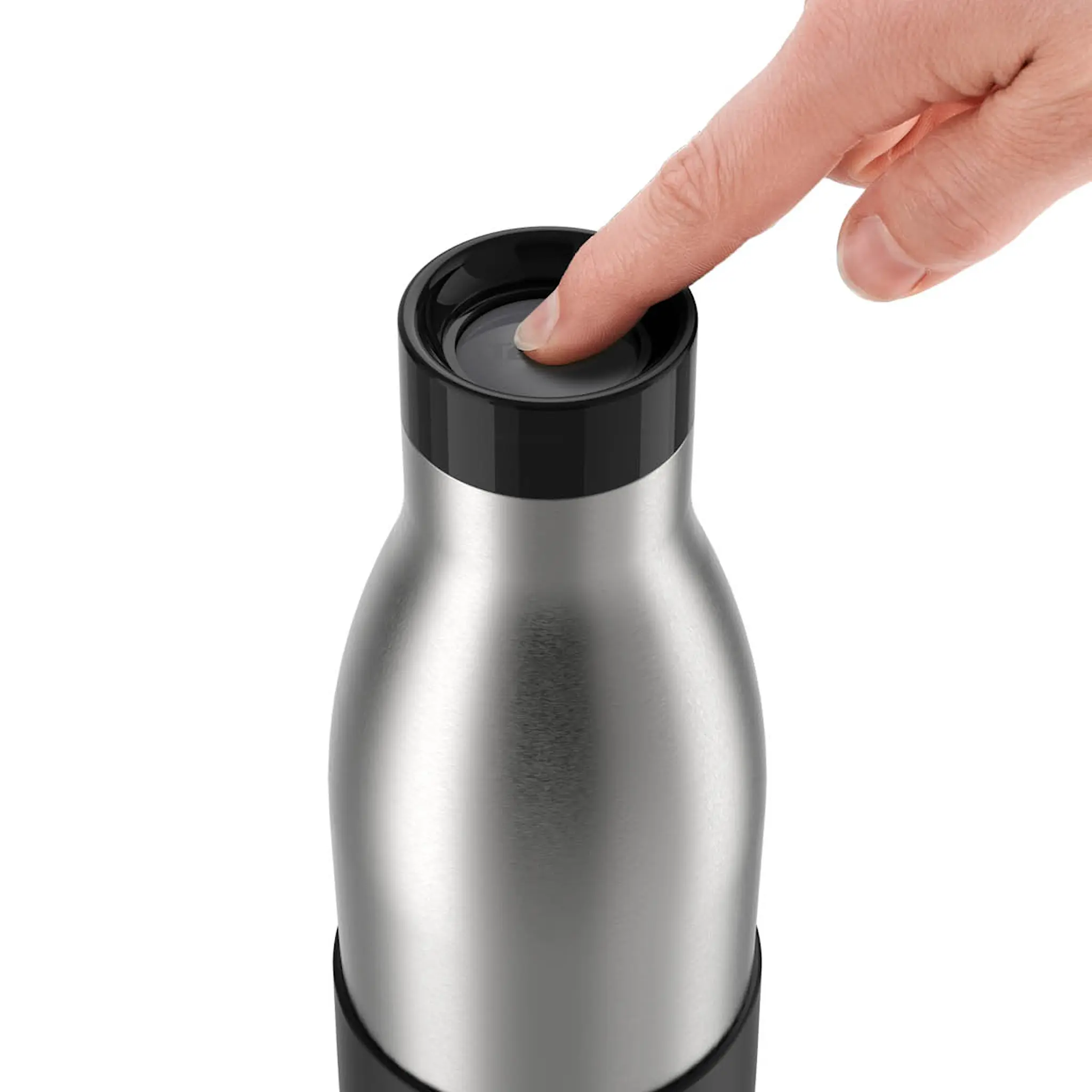 Tefal Bludrop Sleeve Dricksflaska 70 cl Svart/Silver