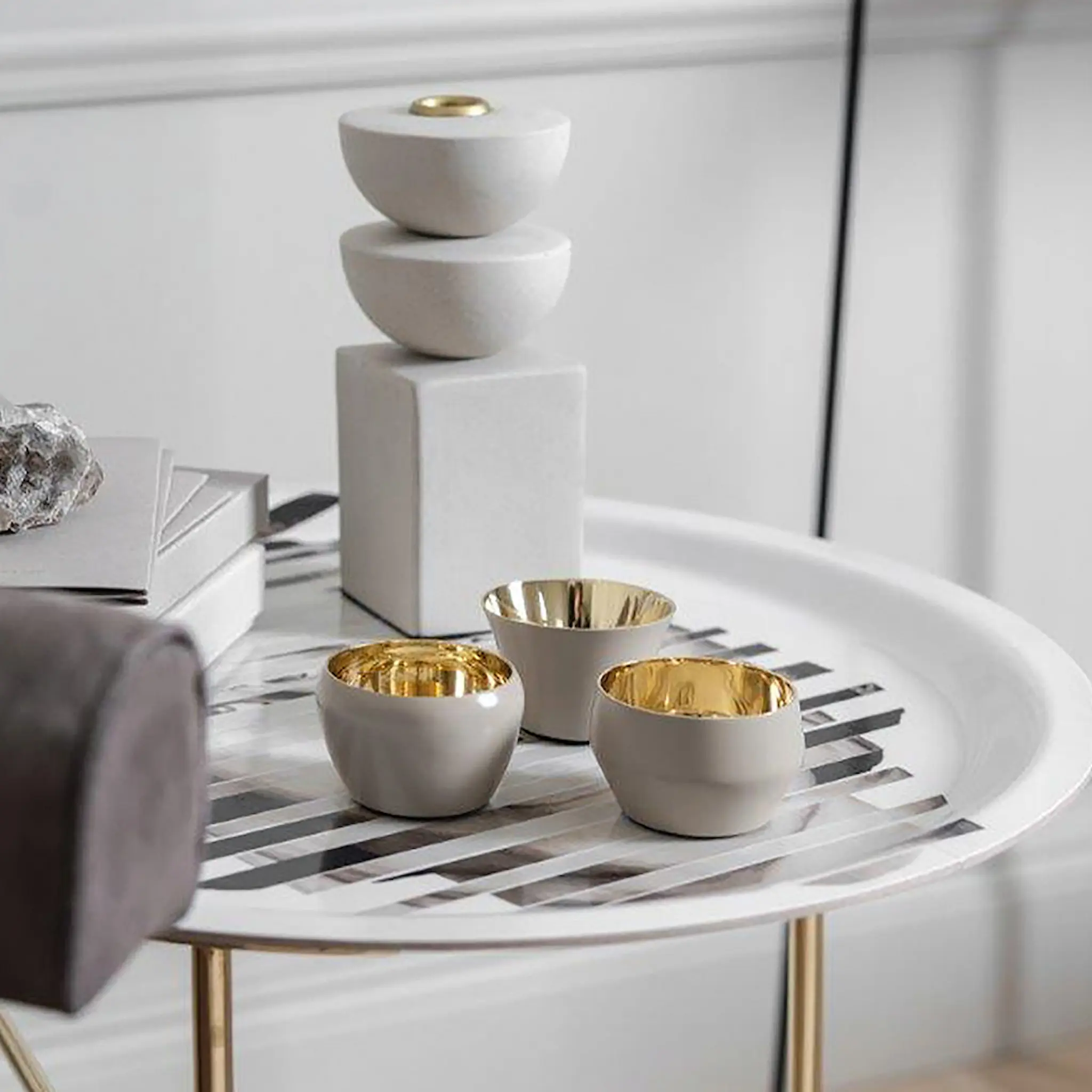 Skultuna Kin Kynttilälyhty 3 kpl Beige