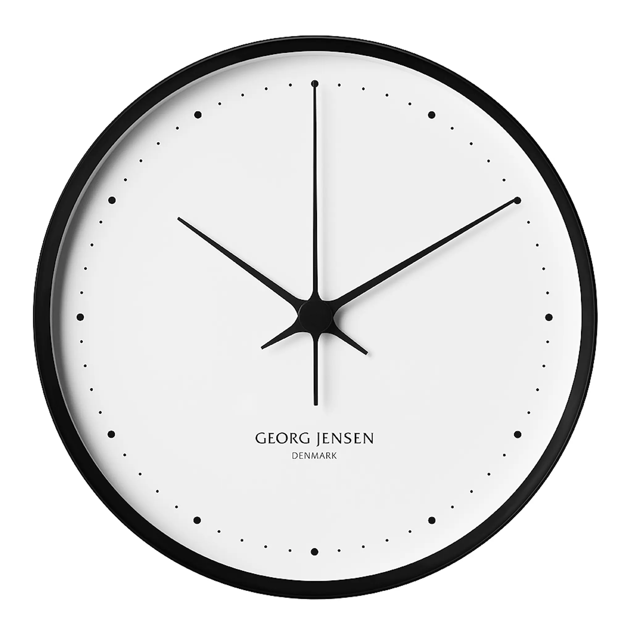 Georg Jensen Henning Koppel Klocka 30 cm Vit/Svart