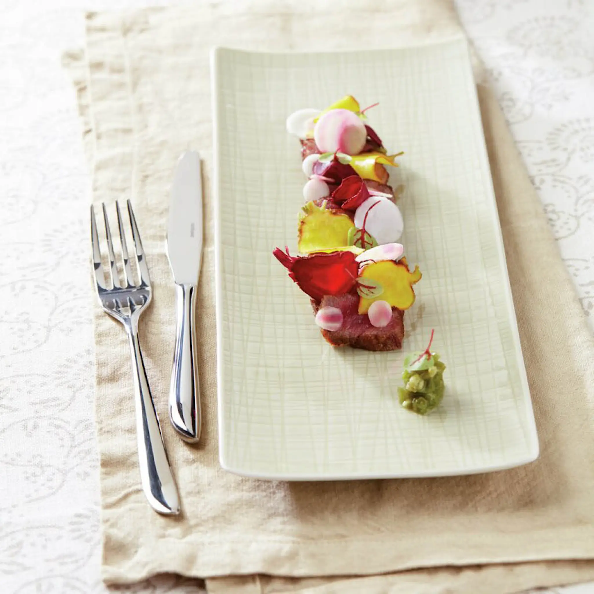 Sambonet Leaf tårtgaffel 6-pack stål