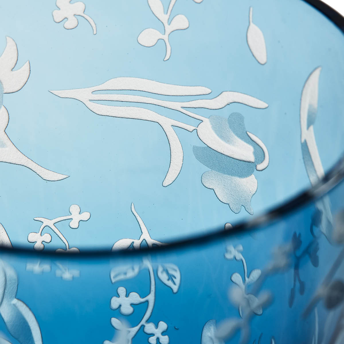 Pols Potten Rijksmuseum Blomster dricksglas 9,5x8,5 cm 2-pack blå