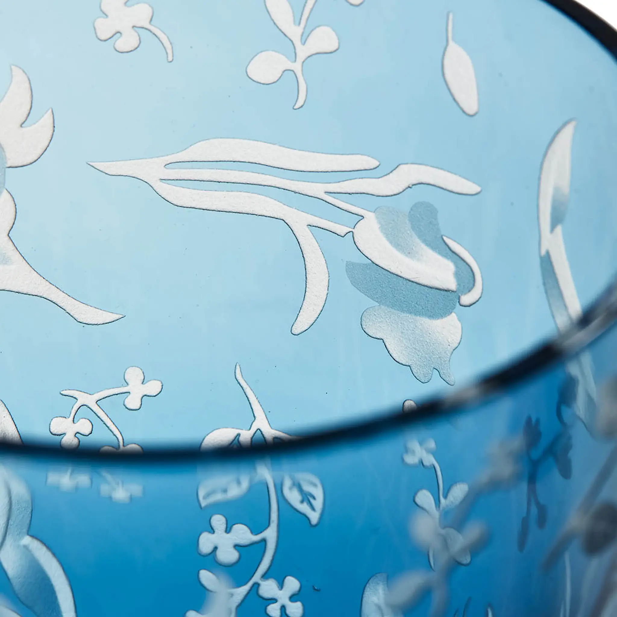 Pols Potten Rijksmuseum Blomster dricksglas 9,5x8,5 cm 2-pack blå